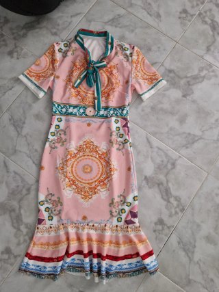 Vestido de Verão Mulher Estampado