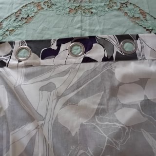 Coppia Tende Moderne Motivo Floreale