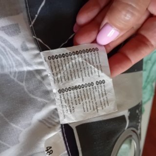 Coppia Tende Moderne Motivo Floreale