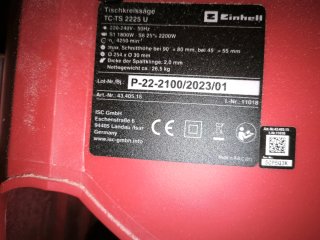 Sierra de mesa Einhell TC-TS 2225 U
