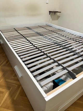 Estructura Cama Brimnes 140x200 + Somier Lönset