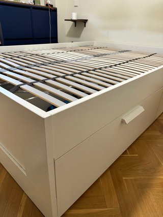 Estructura Cama Brimnes 140x200 + Somier Lönset