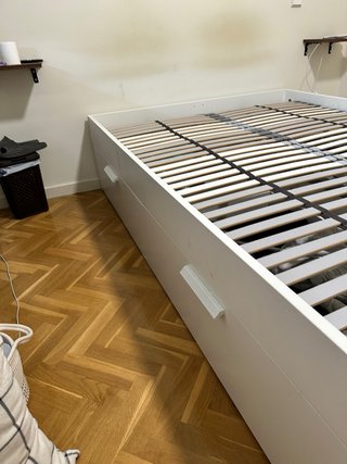Estructura Cama Brimnes 140x200 + Somier Lönset