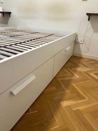 Estructura Cama Brimnes 140x200 + Somier Lönset