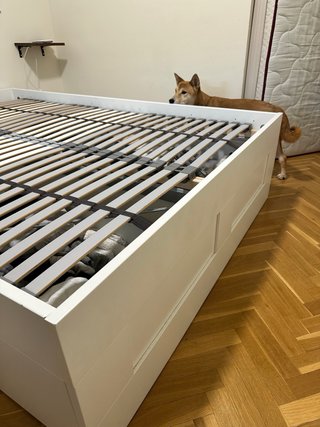 Estructura Cama Brimnes 140x200 + Somier Lönset