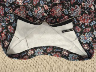 Falda estampada entretiempo