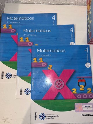 Libro de Matemáticas 4• Primaria - Santillana