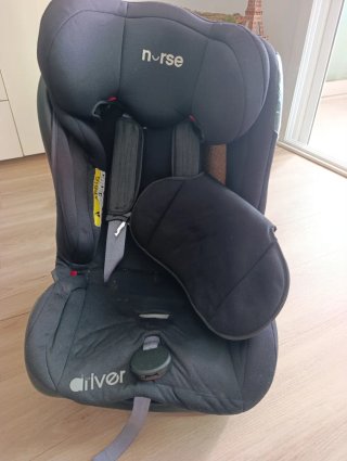Silla de coche Nurse y Driver negra Casi nueva