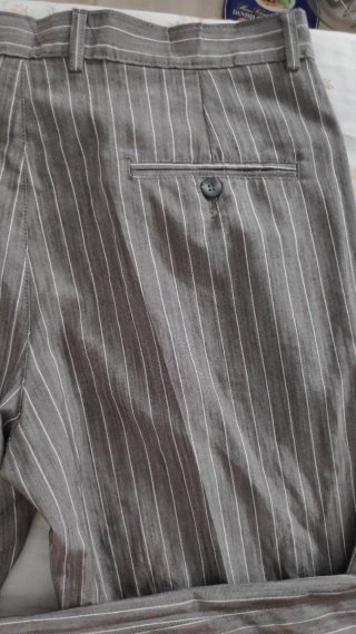 Pantalones Vintage Raya Diplomática Milímetro