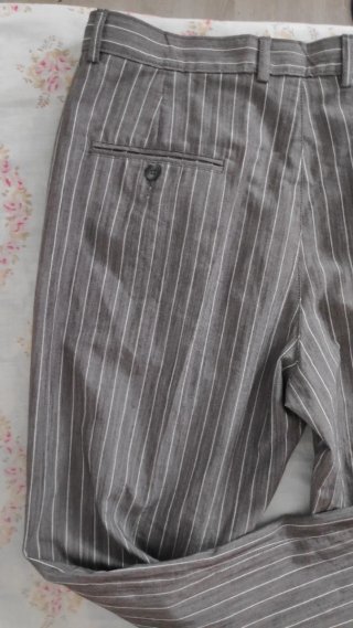 Pantalones Vintage Raya Diplomática Milímetro