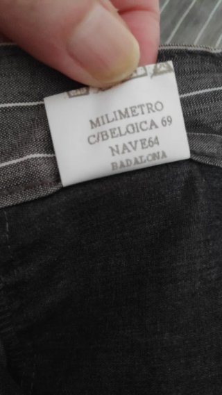 Pantalones Vintage Raya Diplomática Milímetro