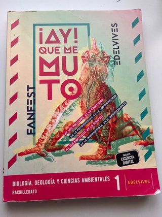Libro Biología 1 de Bachillerato