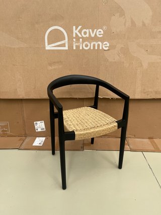 Sedia Kave Home Ydalia in legno e rattan