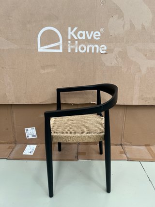 Sedia Kave Home Ydalia in legno e rattan