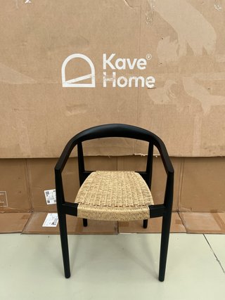 Sedia Kave Home Ydalia in legno e rattan