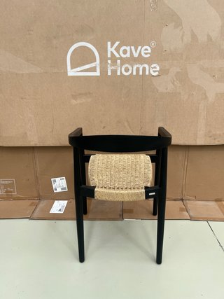 Sedia Kave Home Ydalia in legno e rattan