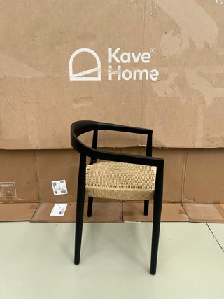 Sedia Kave Home Ydalia in legno e rattan