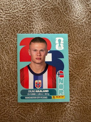 Cromos Mundial 2026 Haaland y Cristiano Ronaldo