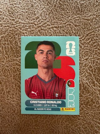 Cromos Mundial 2026 Haaland y Cristiano Ronaldo