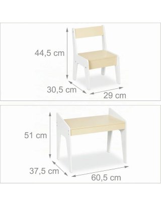Set de Mesa y silla infantil