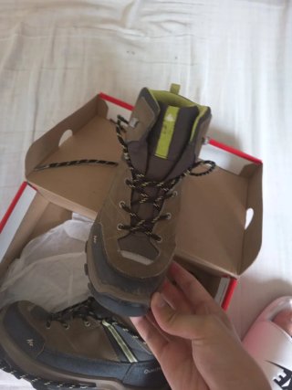 Botas de montaña Quechua Marrón/Gris