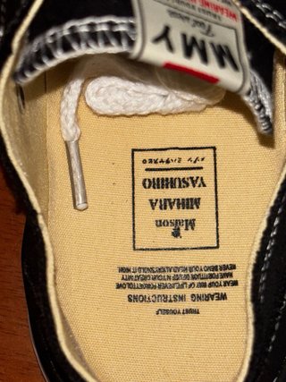 Zapatillas Mihara Yasuhiro Negras y Blancas