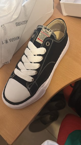 Zapatillas Mihara Yasuhiro Negras y Blancas