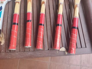Racchette da tennis in legno decorazione vintage