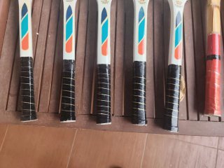 Racchette da tennis in legno decorazione vintage