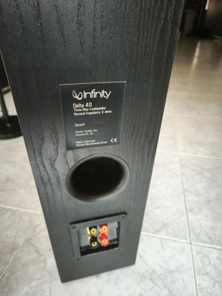 Altavoces Infinity Delta 40 Negro/Plata