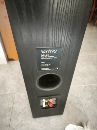 Altavoces Infinity Delta 40 Negro/Plata