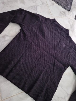Blusa gola alta preta inverno