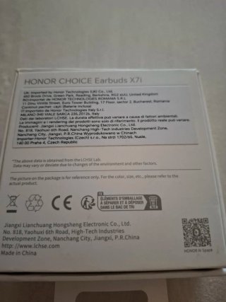 Honor Choice Earbuds X7i Blancos