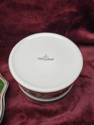 Villeroy & Boch Platos y Bombonera Navidad