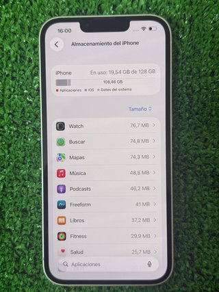 iPhone 13 Blanco 100% Bateria 128gb Perfecto Estad