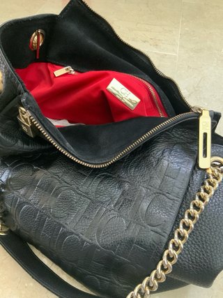 Bolso Piel Carolina Herrera Negro