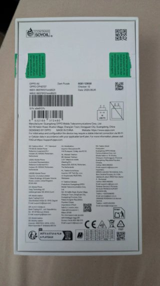 OPPO A5 6GB/128GB Negro - Como nuevo + Factura
