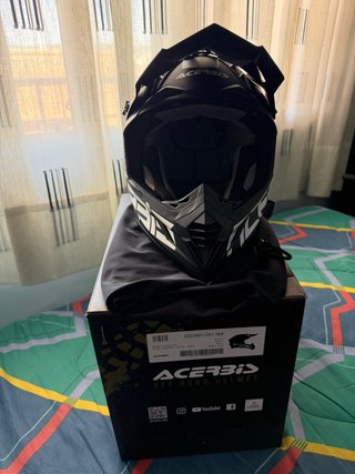 Casco Acerbis X-Track VTR Negro