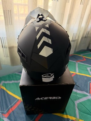 Casco Acerbis X-Track VTR Negro