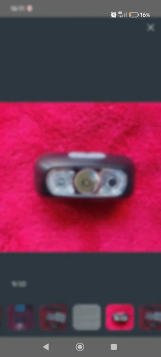 Linterna frontal LED