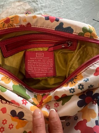 Bolso Tous floral rosa