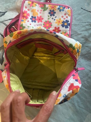 Bolso Tous floral rosa