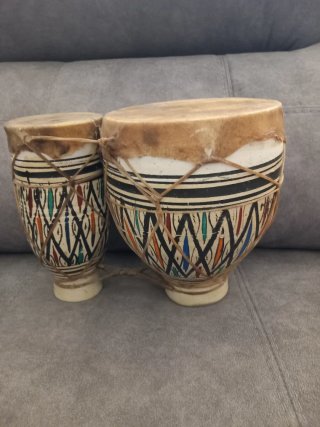 Tambores de Piel y Cerámica