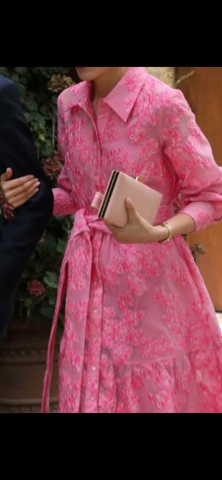 Vestido Simorra fiesta rosa talla 36