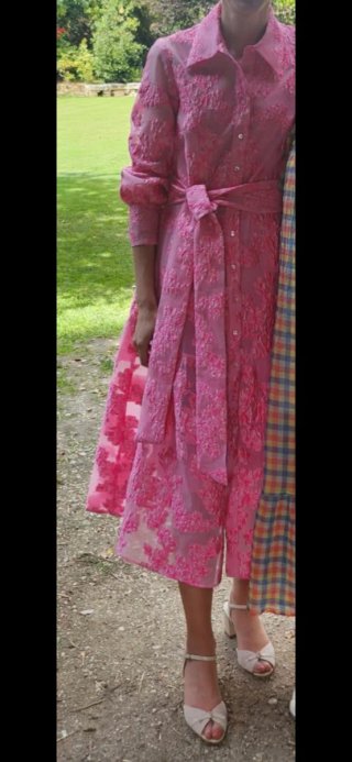 Vestido Simorra fiesta rosa talla 36