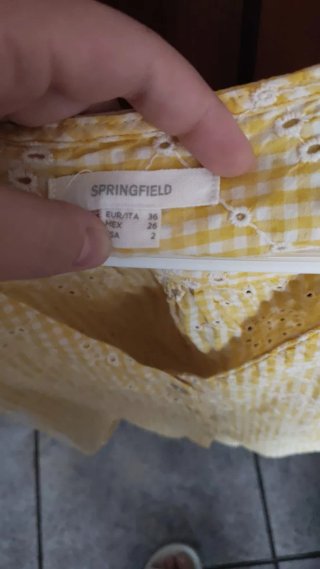 Blusa Springfield amarilla