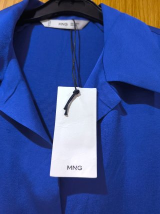 BLUSA MANGO AZUL