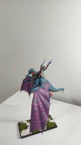 Warhammer Altos Elfos Mago Dragón