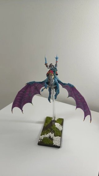 Warhammer Altos Elfos Mago Dragón