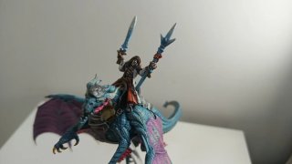 Warhammer Altos Elfos Mago Dragón